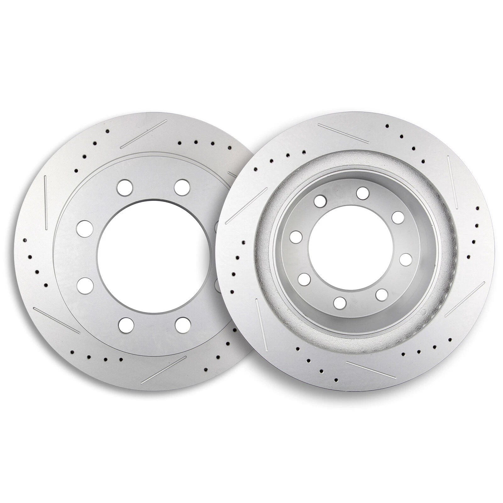 Disc Brake Rotors & Ceramic Brake Pads Kit for Dodge Ram 2500 3500