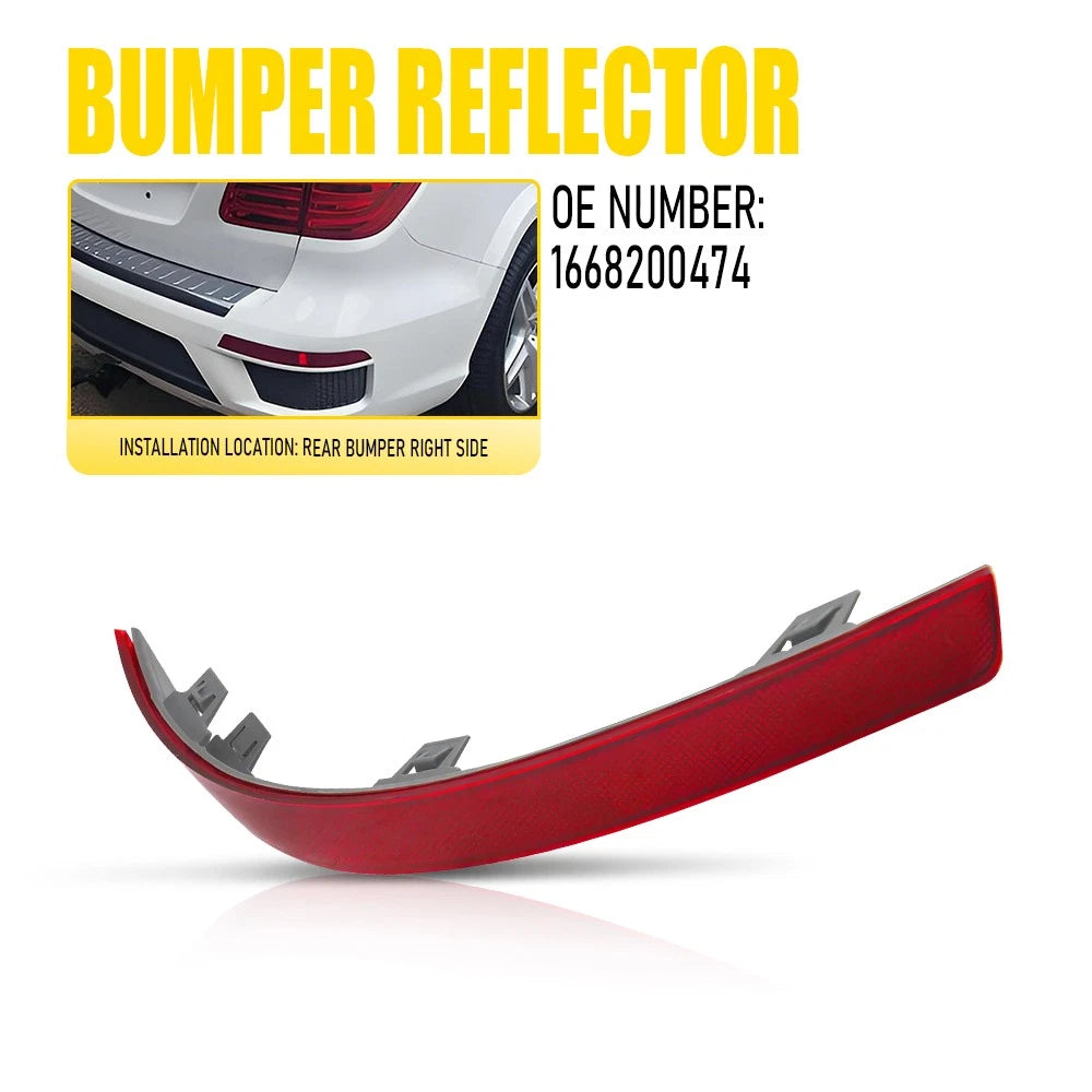 Rear Right Bumper Reflector for Mercedes Benz GL350 GL450 (2013–2016)