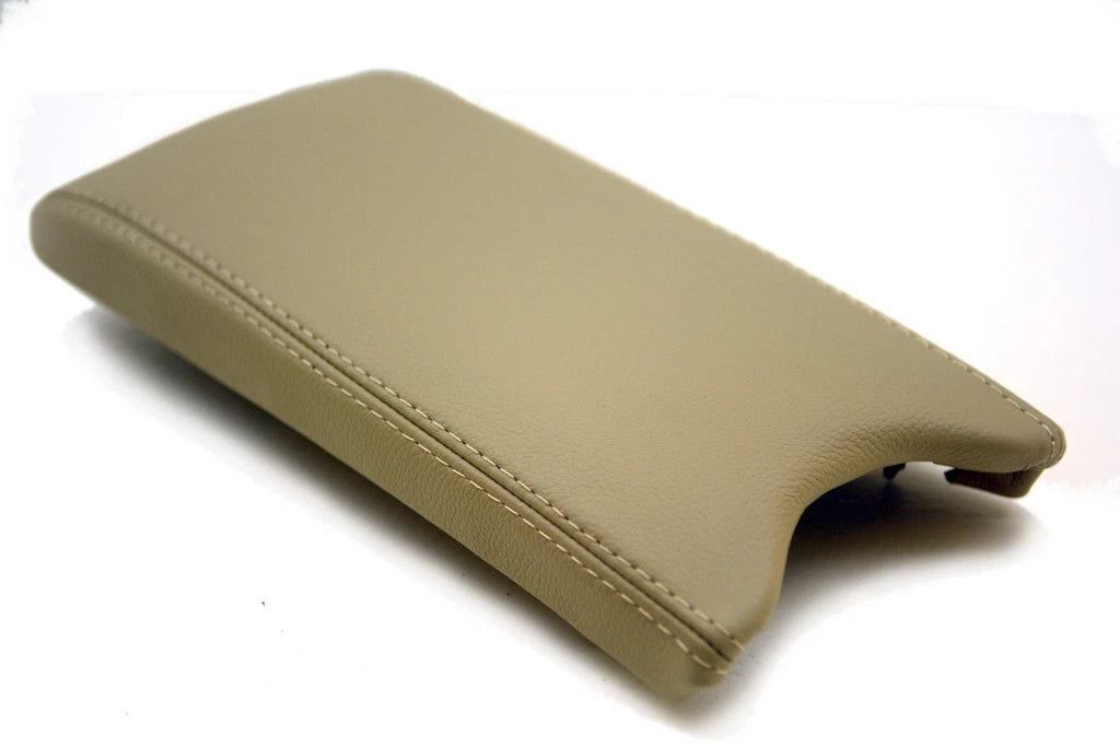 Leather Synthetic Console Armrest Cover for Toyota Prius (2010–2015) Beige
