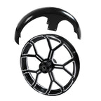 26" Front Wheel Rim for Harley Touring Glide (2008–2025) - Dual Disc Hub & Fender
