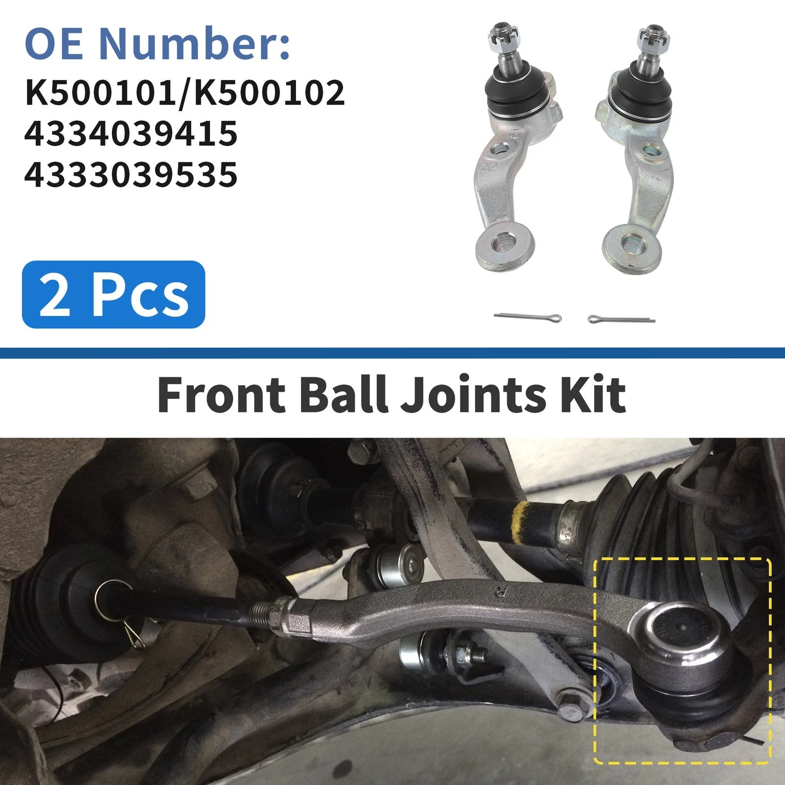 2X Front Lower Ball Joints for Lexus GS300 (1998–2005) No.K500101