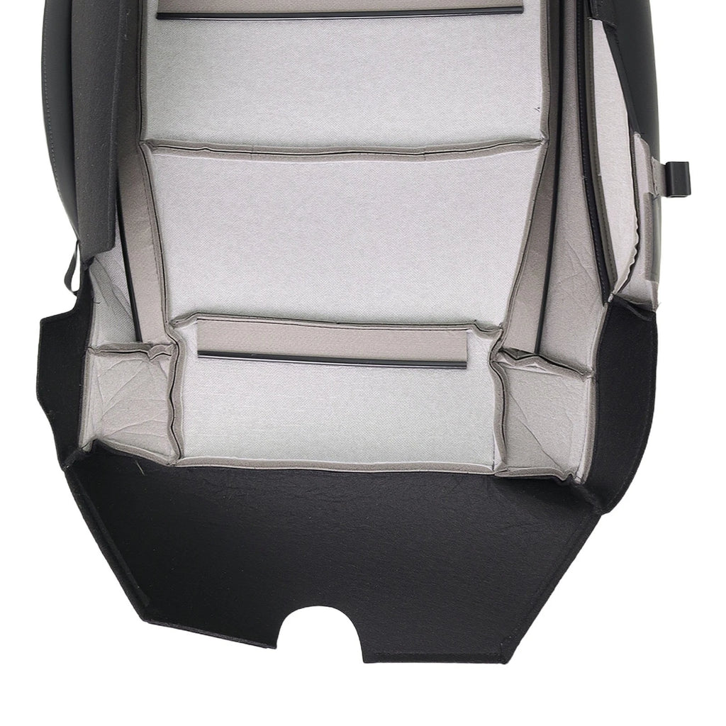 Black Leather Bottom Driver Cover for Ford F-150 Raptor Crew Cab (2017–2020)