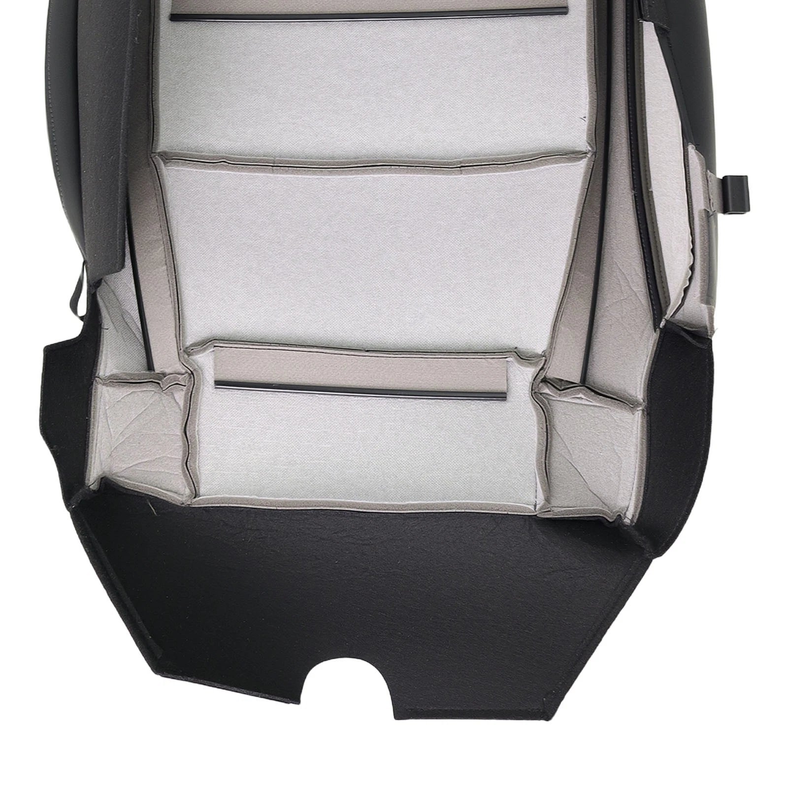 Black Leather Bottom Driver Cover for Ford F-150 Raptor Crew Cab (2017–2020)