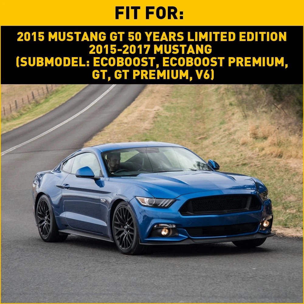 Front Bumper Support Bracket Retainer Set Left Right for Ford Mustang (2015–2017)