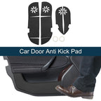 Car Door Anti Kick Pad Sticker Protector for Lexus RX (2009-2014) Black 1 Set