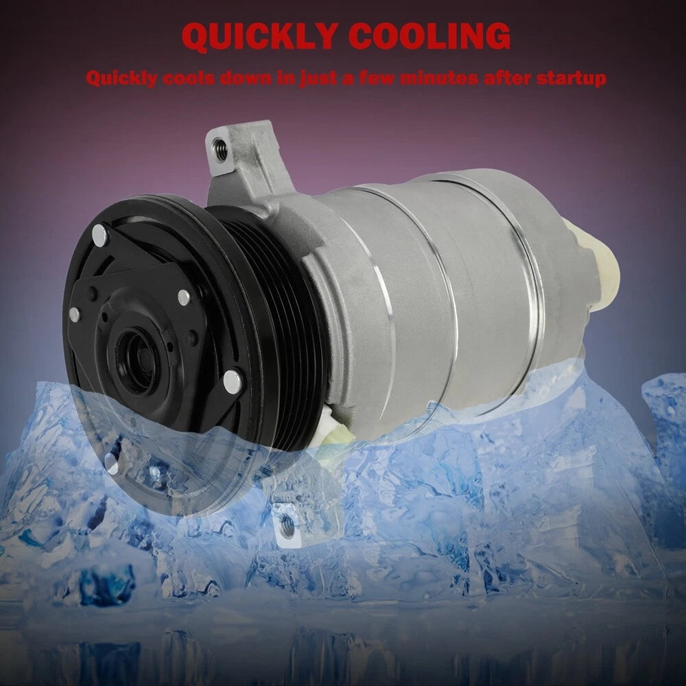 A/C Compressor & Clutch for Cadillac Eldorado Fleetwood Seville (1989-1992)