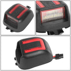 Red LED License Plate Lights for Nissan Frontier Armada Titan (2005–2019)