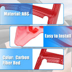 Red Cup Holder Cover Trim Sticker for Dodge Charger & Chrysler