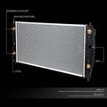 Aluminum Core Cooling Radiator for Chrysler 300M/Concorde V6 (1998–2004) DPI 2184