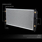 Aluminum Core Cooling Radiator for Chrysler 300M/Concorde V6 (1998–2004) DPI 2184