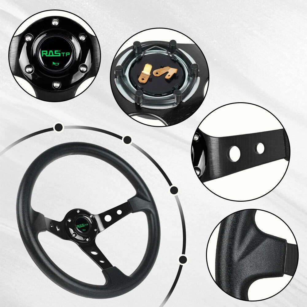 14" Steering Wheel for EZGO, Club Car DS, Precedent, Yamaha Golf Carts