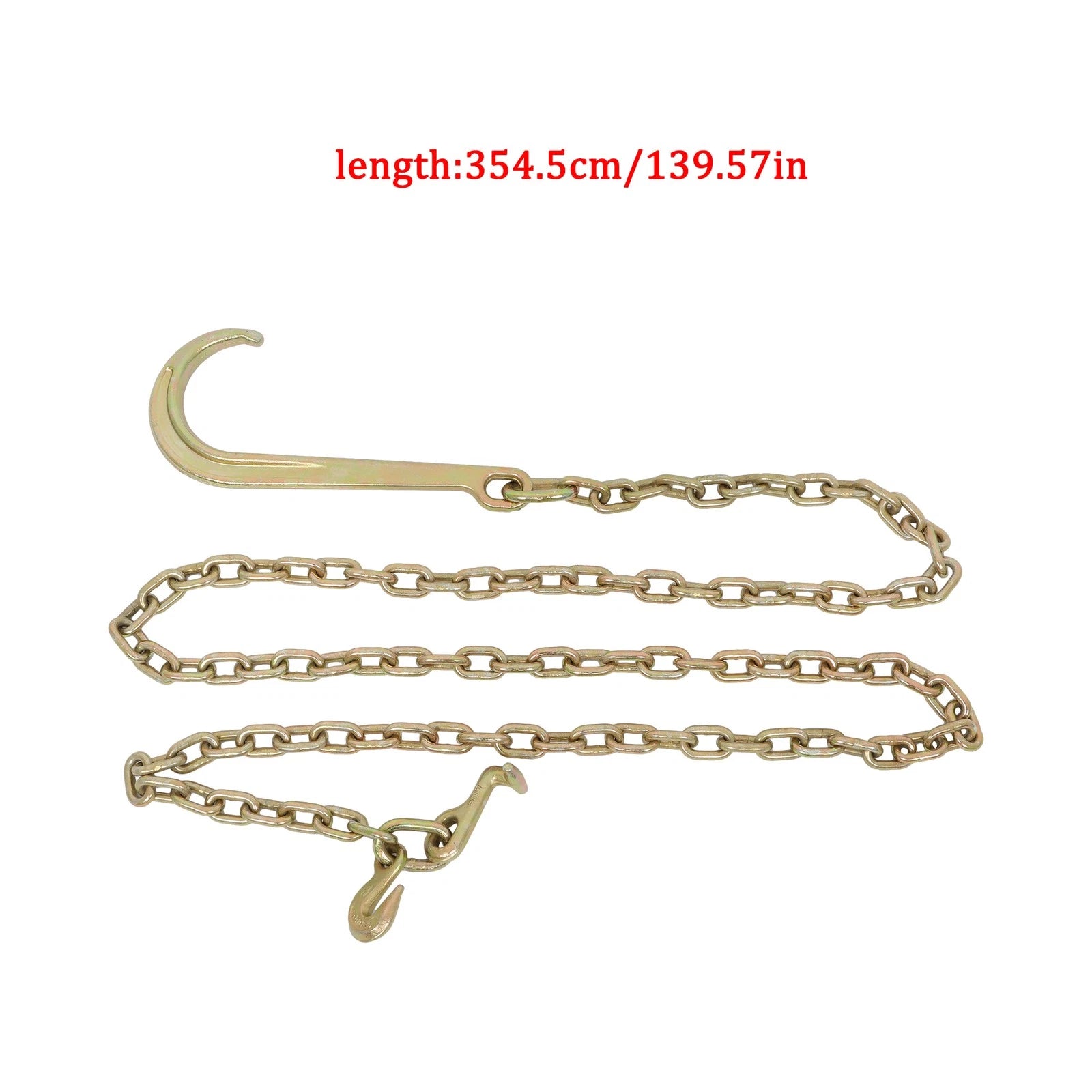 Tow Chain 15 J Hook 5/16 x 10 FT Grade 70 for Mini Wrecker