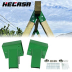Set of 2 A-Frame Brackets for Swing Set (1-2-3)