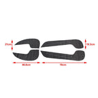 Set of 4 Plastic Door Anti Kick Pad Protection Covers for Honda CR-V (2012–2016)
