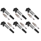 Set of 6 Ignition Coils & Spark Plugs for BMW 128i 325xi 328i 330i 330xi 528i X3 (2008–2013) UF592