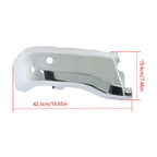 Set of 2 Chrome Rear Bumper Ends for Ford Ranger (2019-2023)