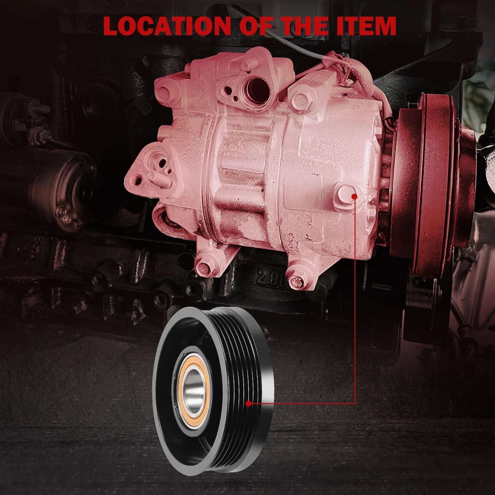 A/C Compressor Clutch Kit for Ford Mercury Monterey (2000-2007)