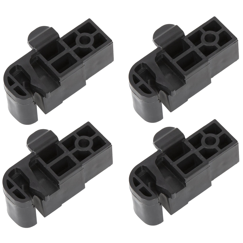 Set of 4 Bimini Top Latch Black Plastic Connector Brackets #002957 for Pontoon