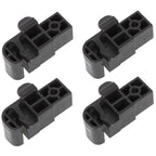 Set of 4 Bimini Top Latch Black Plastic Connector Brackets #002957 for Pontoon
