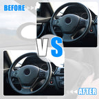 Carbon Fiber Pattern Steering Wheel Covers for BMW 3 Series 