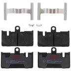 Set of 4 Disc Brake Pads for Lexus LS430 (2001–2006)