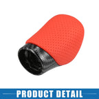 Gear Shift Knob for Lexus (Carbon Fiber, Red Faux Leather, Perforated)