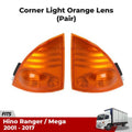 Corner Lights Indicator Lamp L+R Fits Hino Mega Ranger Heavy Truck 2001-2017 D06