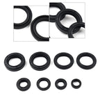 8Pcs Engine Oil Seal Kit for Yamaha DT125 DT175 MX125 MX175 IT175 YZ125 (1974–1983)