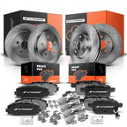 Front & Rear Disc Brake Rotor and Ceramic Pad for Toyota Corolla (2017–2021)