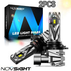 2X NOVSIGHT 9006 LED Headlight Bulbs 6500K 16000LM 60W for