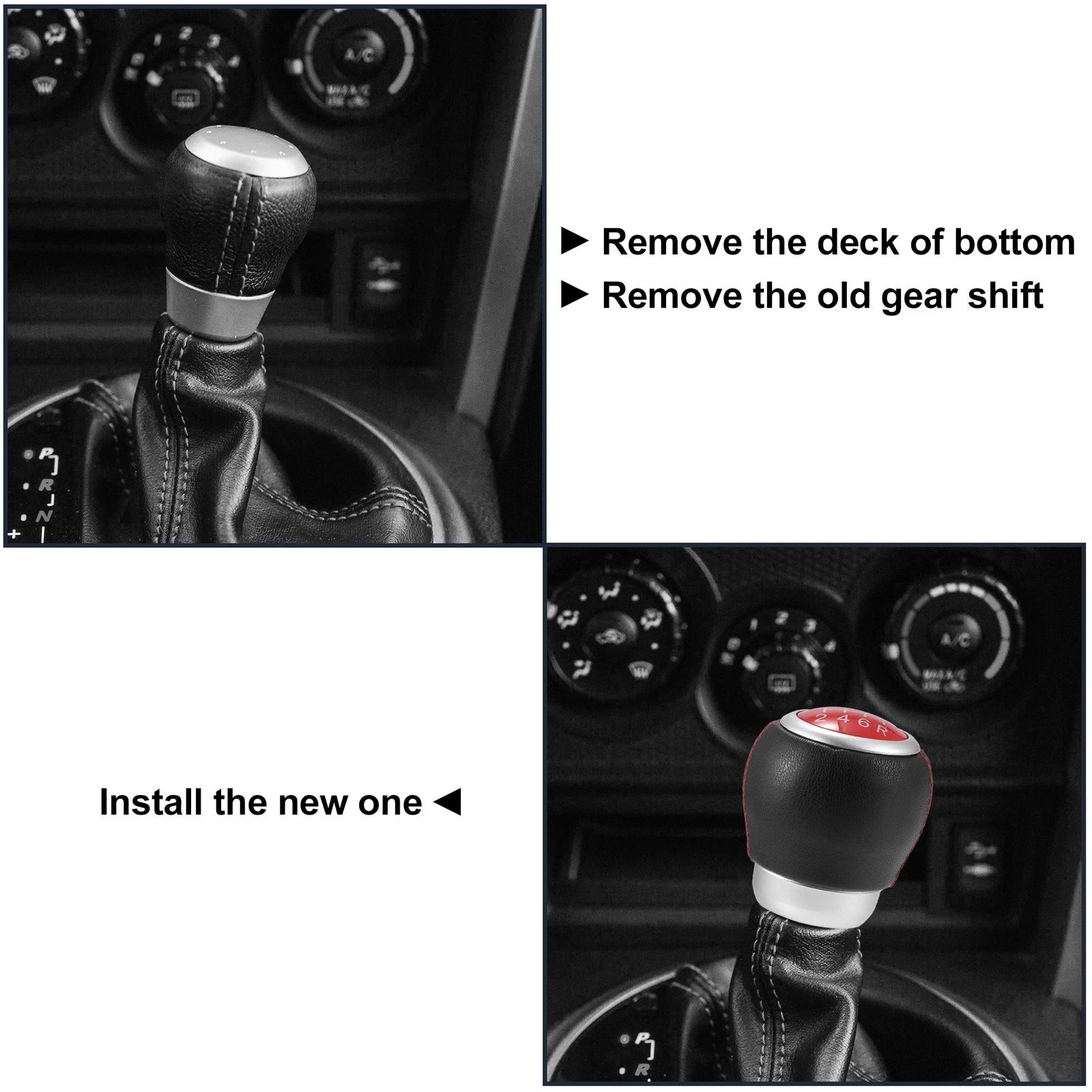 6-Speed Manual Gear Shift Knob for Subaru Forester (2010–2018) & Impreza WRX STI
