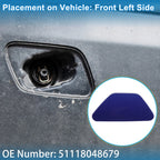 Front Left Washer Nozzle Cover Cap No. 51118048679 for BMW 528i (2011–2016) Dark Blue