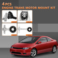 Set of 4 Engine Motor Transmission Mounts for Honda Civic (2006–2010)