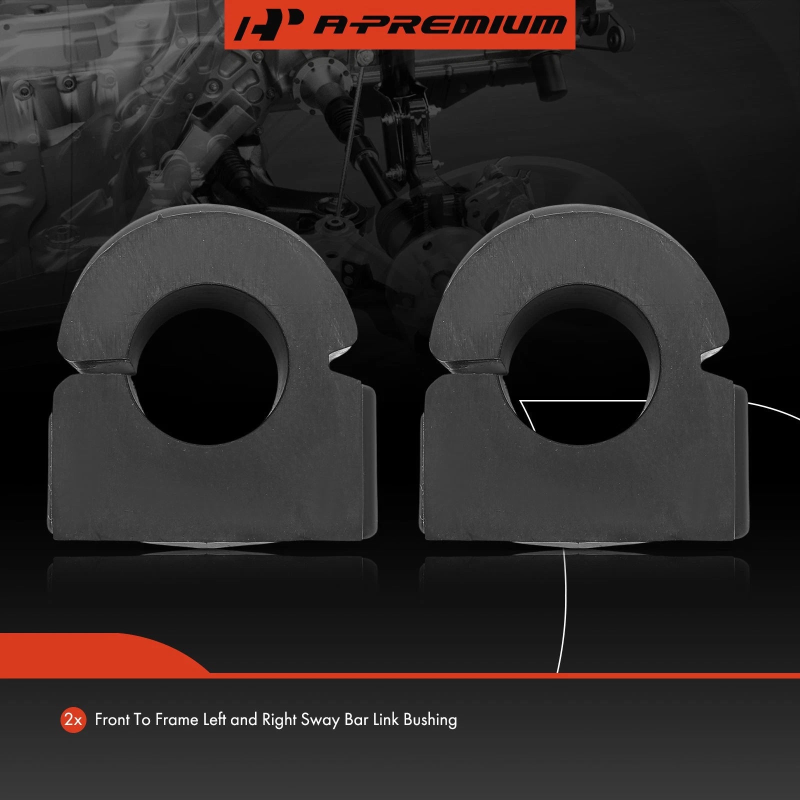 Front to Frame Sway Bar Bushing Kit for Chevrolet Malibu Pontiac (2009–2016)