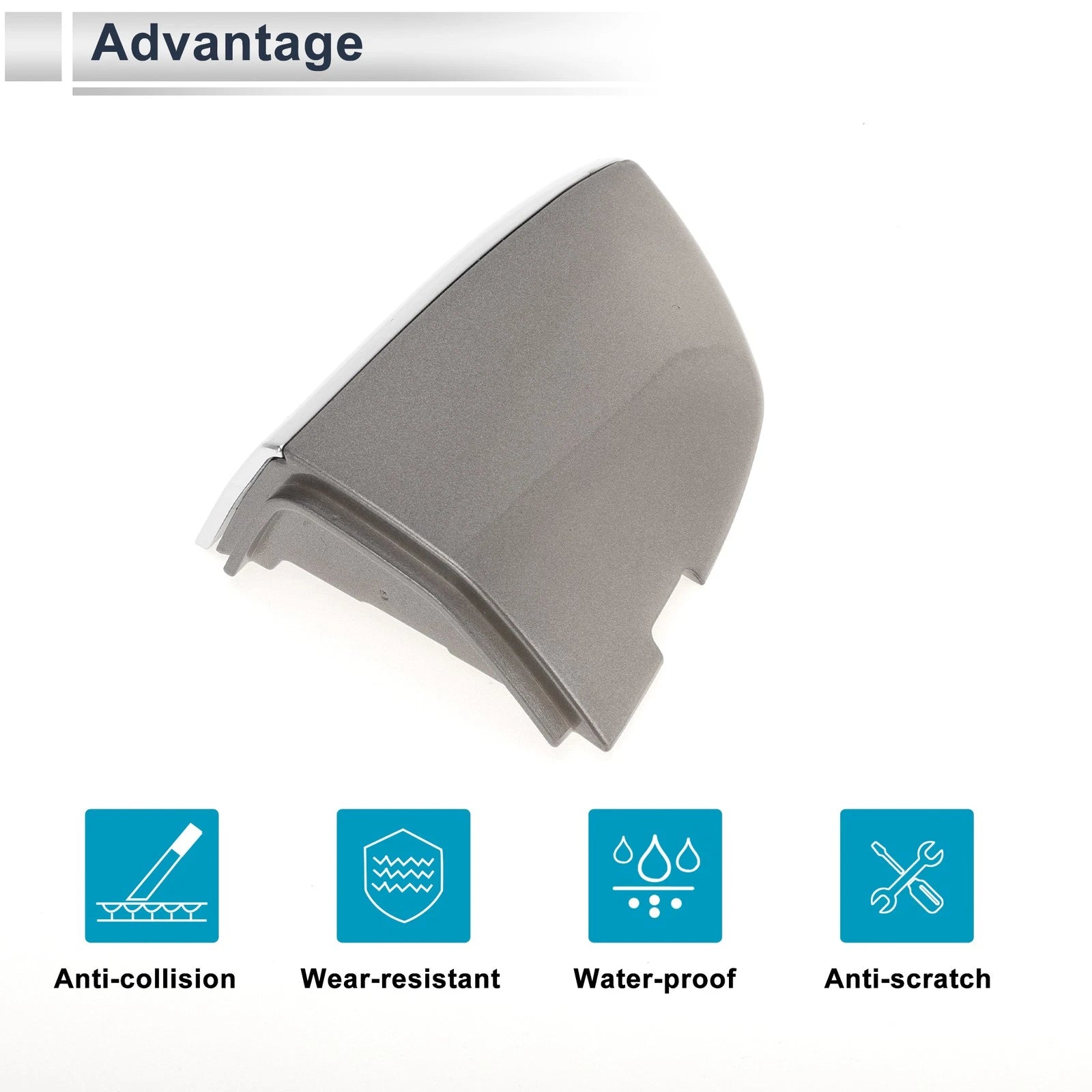 Front Left Door Handle Lock Cylinder Cover for Volkswagen 