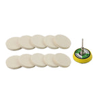11Pcs Polishing Pad Wool Set for Woodworking Tools