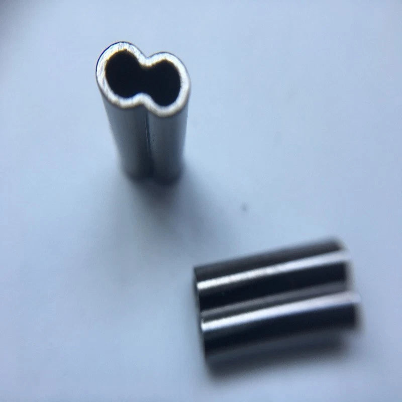 50pcs Double Fishing Crimps for Hassle Free Rig Making