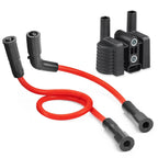 Ignition coil & Spark Plug Cap Set for Sportster XL
