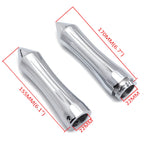 Chrome Hand Grip 7/8" for Honda CBR 600 F3 F4i 900 929 954 1000 RR (All Years)