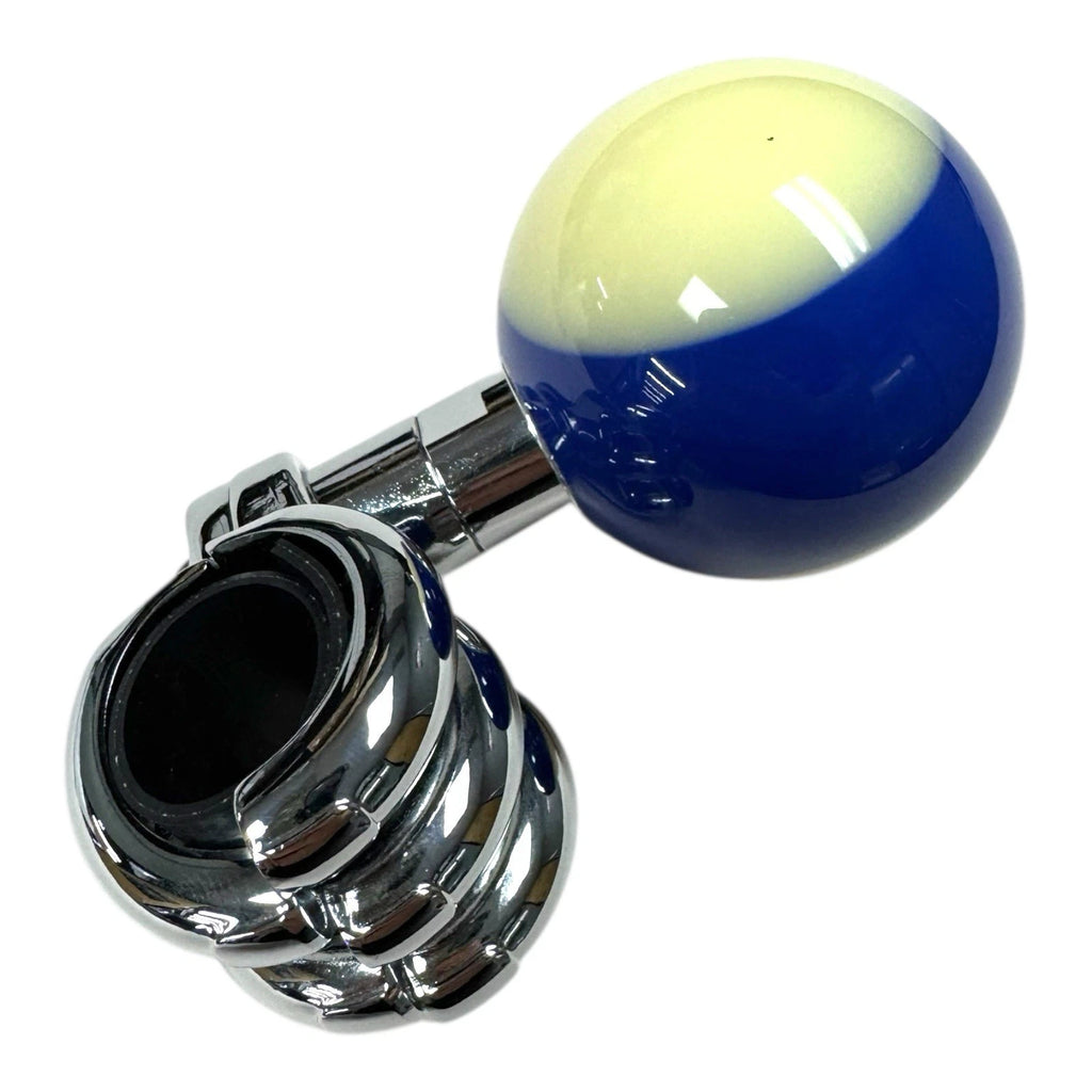 Billiards Steering Wheel Spinner Knob Replacement for Blue Pool Ball Set (10)