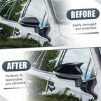 1 Pair Rearview Mirror Cover Overlay Gloss Black for Toyota Corolla (2020–2023)