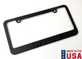Matte License Plate Frame Premium Gray with Black Outline for Muscle Style (Universal)
