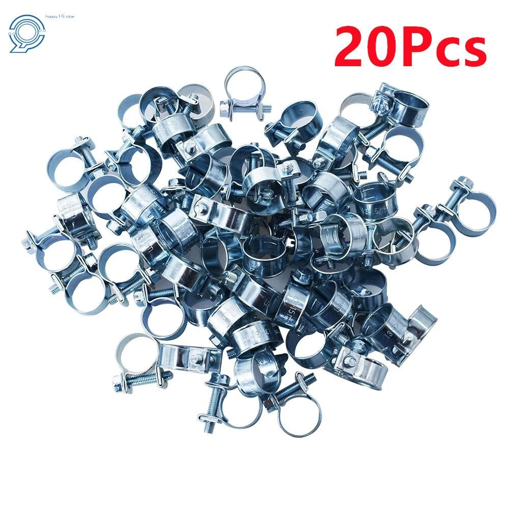 20 Pack Fuel Injection Hose Clamp 19/32" (13mm - 15mm)