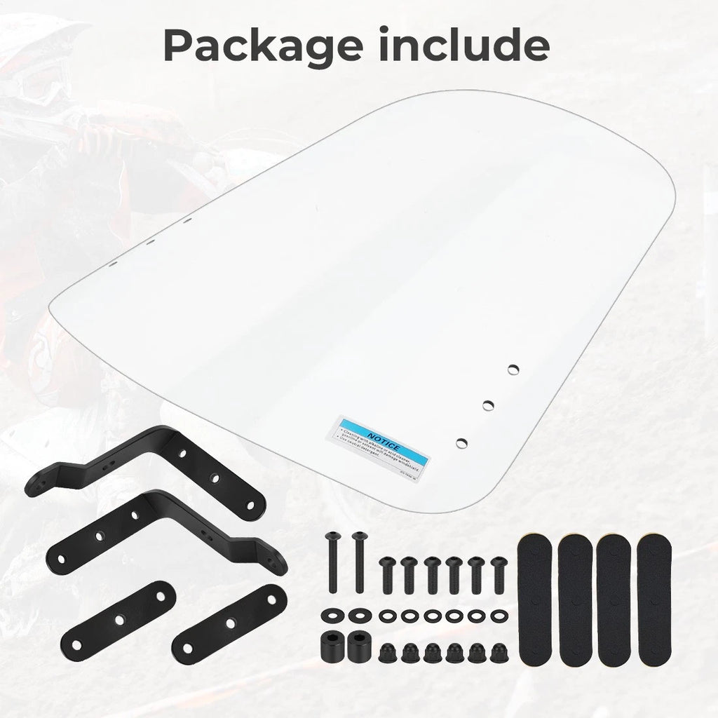 Scooter Windshield Windscreen for Yamaha Zuma 125 (2009–2021)