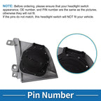 Headlight Switch for Mercedes-Benz Actros MP4 (2011) No. 9605452504