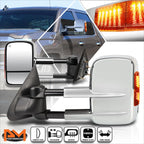 Power Heated Chrome Towing Mirror w/LED Signal for Silverado/Sierra (2014–2020)