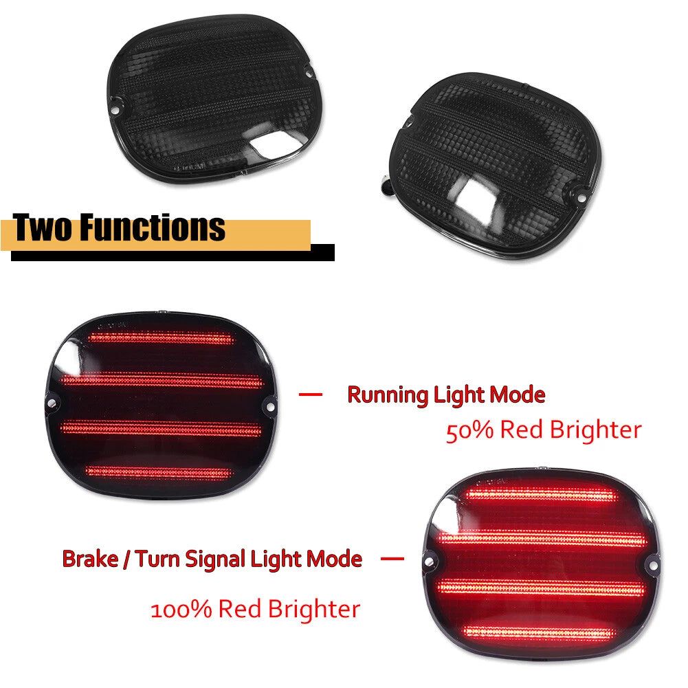 LED Tail Lights for Chevy Corvette C4 ZR1 (1990–1996) Smoke Finish
