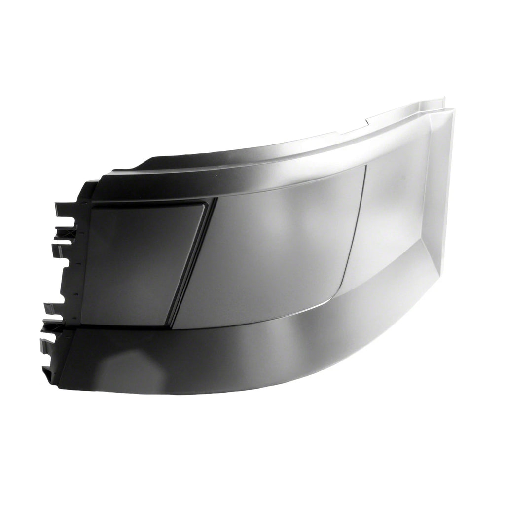 Replacement Plastic Driver Side Front Bumper End w/o Fog Lamp Holes