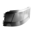 Replacement Plastic Driver Side Front Bumper End w/o Fog Lamp Holes