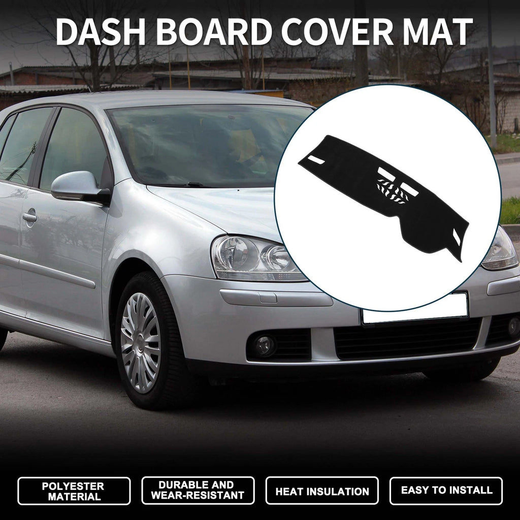 Dashboard Cover Mat for Volkswagen Golf 8 (2021–2024) Sun Protector Black